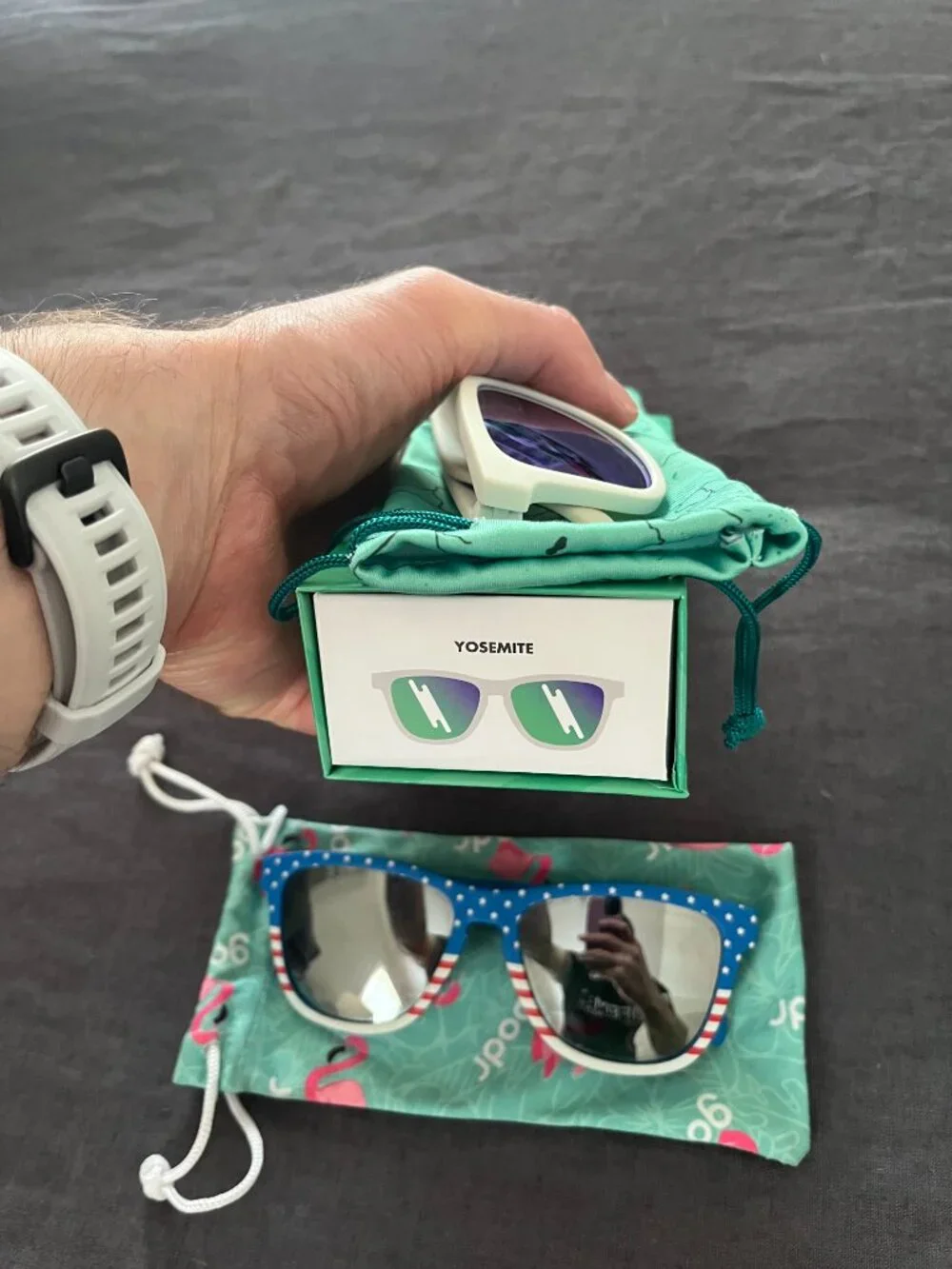 THREE Pair Goodr Sunglasses